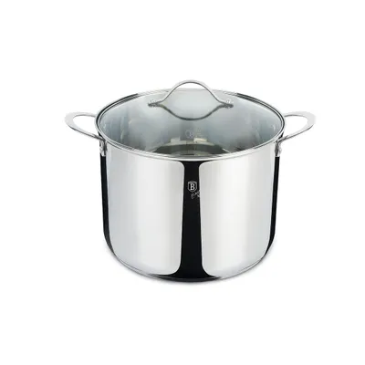 Zdjęcie produktu dla Garnek z pokrywką 9,5L 26 cm, BerlingerHaus BH-6584 Silver Jewellery Collection