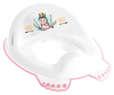 Produktbild von Tega Baby Rutschfester WC-Sitzbezug Wild West weiß-unicorn-r