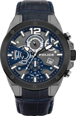 Produktbild von Police Watch Herrenuhr Armbanduhr Lederband PL15711JSUB.03