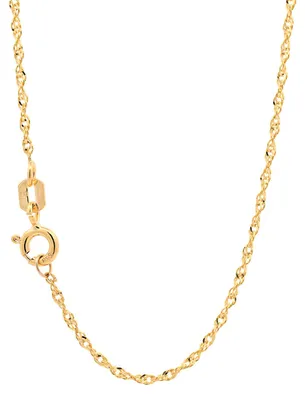 Produktbild von Goldkette Singapurkette Halskette Breite 1,6 mm 42 cm 333-8 Karat Gold
