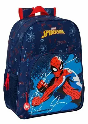 Immagine prodotto di Safta 42 Cm Spider-man Zaino Neon Blu Blu Taglia Unica