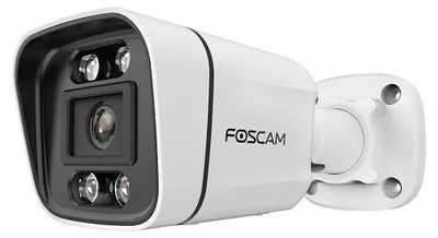 Image de Foscam V5EP, caméra de sécurité IP, pour l'extérieur, filaire, compatible Amazon Alexa et Google Assistant, 4500 K, e FCC, CE et UKCA, ERP