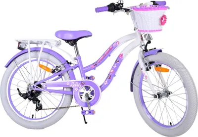 Produktbild von TPFSports Lovely Kinderfahrrad - Mädchen - 20 Zoll - 2 Handbremsen - 7 Gänge - Lila