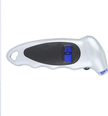 Obrázek produktu pro Digitální měřič tlaku vzduchu PSI Tester Meter 4 nastavení (stříbrný)
