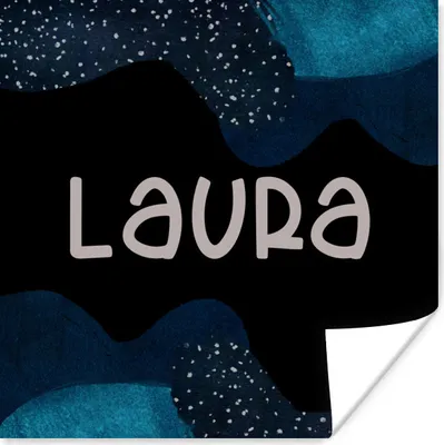 Produktbild von MuchoWow® Poster Laura - Pastell - Mädchen 100x100 cm - Babyzimmer