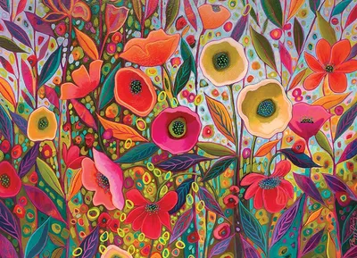 Produktbild von COBBLE HILL Puzzle Extravaganz 1000 Teile