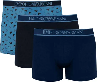 Immagine prodotto di Boxer Emporio Armani "3 Pack" - 112131 4F717 - Blu- Taglia: S(EU)
