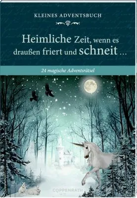 Produktbild von Adventskalenderbuch mit Türchen - Heimliche Zeit, wenn es draußen friert und schneit ...