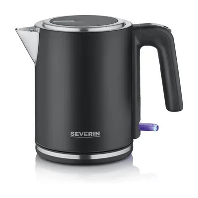 Produktbild von SEVERIN Wasserkocher WK 9555 1,0 Liter Edelstahl / schwarz