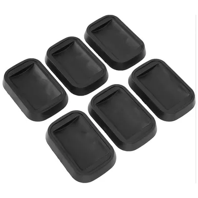 Produktbild von Möbelrollenstopper für Holzböden - 6er Set rutschfeste Bettstopper - Gummistopper für Betten, Sofas, Stühle und Möbel, schützt vor Kratzern.