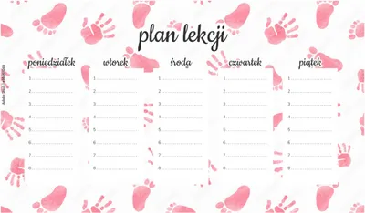 Obrázek produktu pro Magnetický plán lekcí pro dětské nohy a ruce, 30 x 17,5 cm