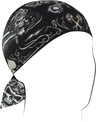 Produktbild von Zan Headgear Flydanna Cotn Biker Skull