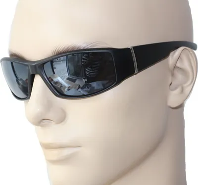 Produktbild von Herren Sonnenbrille Matrix Sport Motorrad Biker Rad Brille A20017 Farben Schwarz
