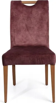 Immagine prodotto di Sedia in legno massiccio Sedia imbottita di design Sedia da pranzo Poltrona ArtDecoLuxus