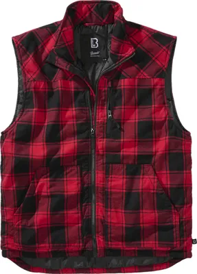 Produktbild von BRANDIT Lumber Vest red/black Gr. 5XL