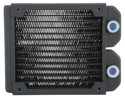 Image de Radiateur en cuivre pour refroidissement par eau d'ordinateur, 14 tubes, dissipateur thermique pour CPU, 120 mm, G1/4