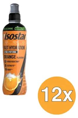 Produktbild von Isostar FAST HYDRATION 6X 500ml ORANGE