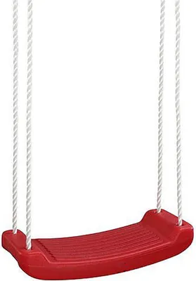 Produktbild von Kinderschaukel  Brettschaukel Kunststoff rot 42 x 18 cm wetterfest ab 3 Jahren