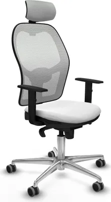 Produktbild von Bürostuhl mit Kopfstütze Piqueras y Crespo 1D086G2 Weiß