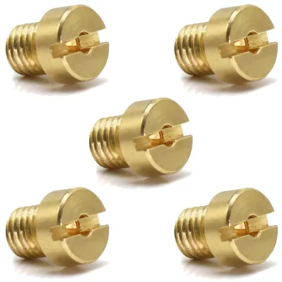 Image de cyclingcolors : 5 gicleurs principaux pour carburateur, compatibles avec les modèles PHBN-PHVA, diamètre 6 mm, numéro de référence : [Numéro de référence]