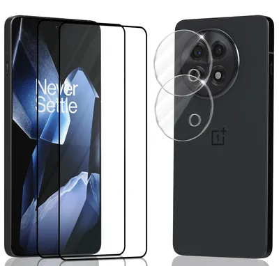 Obrázek produktu pro 2-balení OnePlus ACE 5 Ochranné sklo na displej & 2-balení ochrana objektivu - Tvrzené sklo 9H - Super kvalita 3D