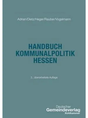Obrázok produktu pre Handbuch Kommunalpolitik Hessen