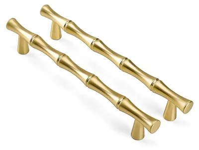 Produktbild von 6 Stück Möbelgriff gold 96mm Lochabstand,ZinkLegierung Antik Schrankgriffe Griffe Möbel Türgriffe küche Schubladengriffe küchengriffe