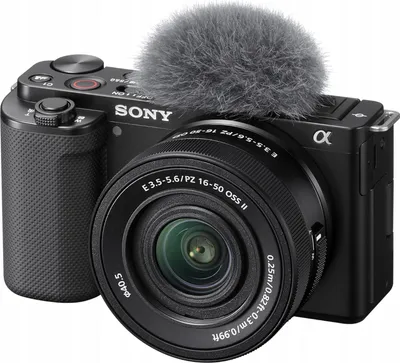 Zdjęcie produktu dla Sony ZV-E10 + E PZ 16-50mm F3.5-5.6 OSS II, 24,2 MP, 6000 x 4000 px, CMOS, 4K Ultra HD, Ekran dotykowy, Czarny