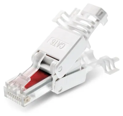 Produktbild von Netzwerkstecker werkzeuglos CAT6 RJ45 1x Netzwerk Stecker Cat 6 LAN Crimpstecker