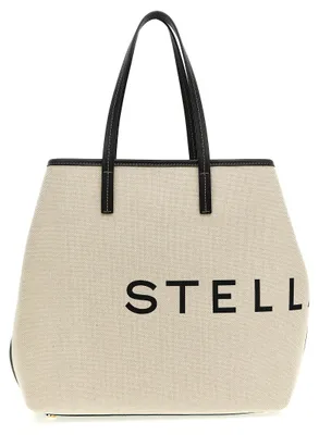 Produktbild von Stella McCartney Tragetasche aus Baumwolle in Beige 7B0048WP02219043