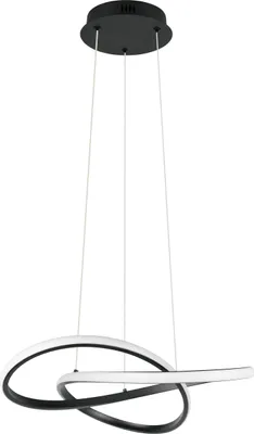 Produktbild von Reality Leuchten Pendelleuchte LED MANSA DH 50x150 cm schwarz