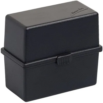 Produktbild von Memo-Box Din A8 quer Office schwarz Packung mit 21 Stück