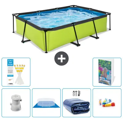 Image de Piscine rectangulaire - 300x200x65 cm - Composée de 5 parties - Modèle S220