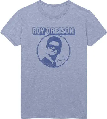 Zdjęcie produktu dla Roy Orbison Photo Circle Blue L Koszulka