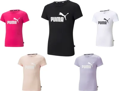 Zdjęcie produktu dla PUMA Essentials Logo T-Shirt dziewczęcy puma czarny 116
