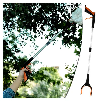 Produktbild von Greifzange – Greifwerkzeug für Senioren, faltbarer Müllgreifer, 84,8 cm