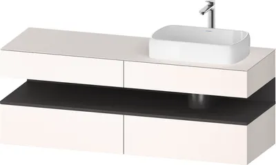 Produktbild von DURAVIT QA4778049840010 QAT KWTU WH Ek. 1600x550x600 Wß Smt