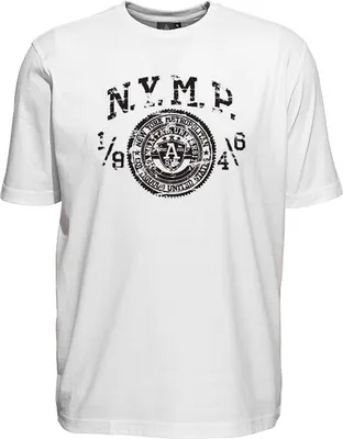 Produktbild von Übergrößen T-Shirt New York schwarz AHORN SPORTSWEAR Weiß 9XL