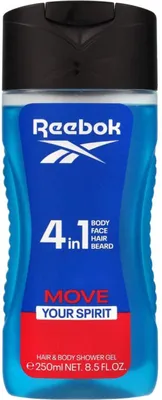 Image de Gel douche Reebok Move Your Spirit, 250 ml (PRODUIT D'ALLEMAGNE)