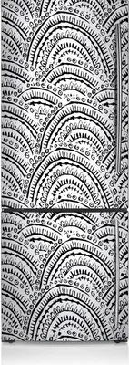 Produktbild von Kühlschrankfolie Aufkleber Kühlschrankmagnete Dekoration Kühlschrankfolie 70x190 cm - Abstraktes Muster