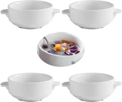 Image de Set de bols à soupe - multifonctions - set de 4 - céramique - Ø 11 cm