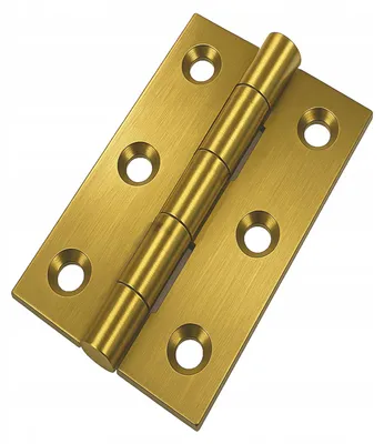 Produktbild von AMIG Türband Mosié P scharnier 50x28mm Messing poliert