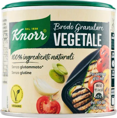 Produktbild von knorr brodo granulare vegetale veggie granulierte Brühe Vegetarisch 135 gr
