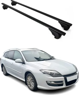 Zdjęcie produktu dla Bagażniki dachowe poprzeczne do Renault Laguna 2007-2015 Fer Noir