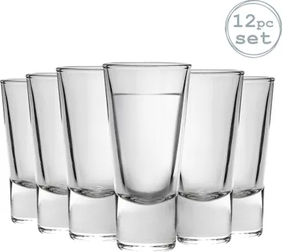 Produktbild von Bormioli Rocco Ypsilon Schnapsglas Likör Espresso Gläser 70ml - 12er Pack