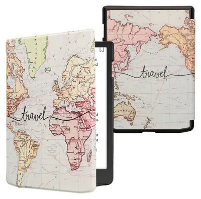 Produktbild von kwmobile Schutzhülle für Pocketbook InkPad 4 / Color 3 / Color 2 / Vivlio InkPad 4 / InkPad Color 3 Hülle - eReader Flip Case mit Auto Sleep Funktion