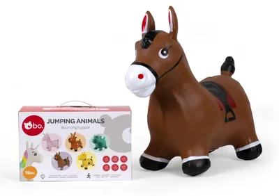 Image de Cheval sauteur pour enfants, jeu interactif, matériau sûr