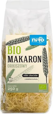 Produktbild von Niro Dinkelnudeln mit Kurkuma Goldfäden  250 g