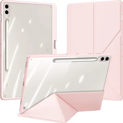 Obrázek produktu pro Pouzdro Magi pro Samsung Galaxy Tab S10 Plus (s držákem pera a automatickým režimem spánku/probuzení) Růžové