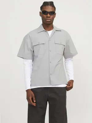 Produktbild von Jack & Jones Altitude Langarmhemd Grau XL Herren Grau XL
